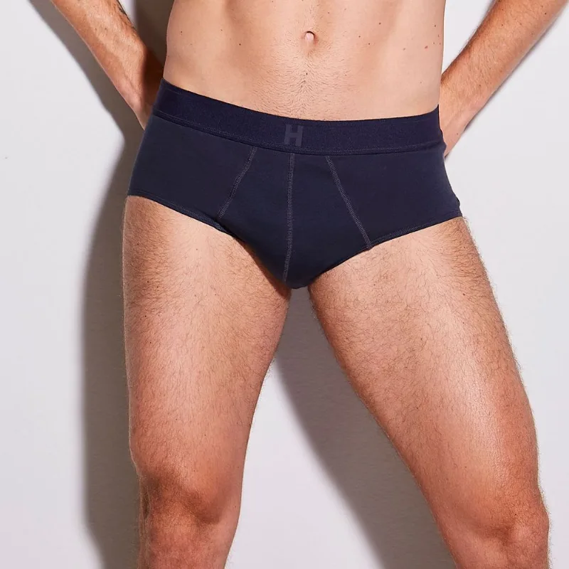 Cueca Hope Slip em Algodão MC620000 Azul Azul Marinho Índigo P