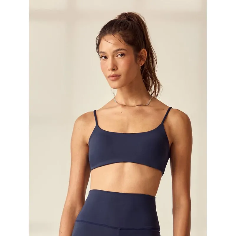 Top Alças Finas Azul Marinho Dark P