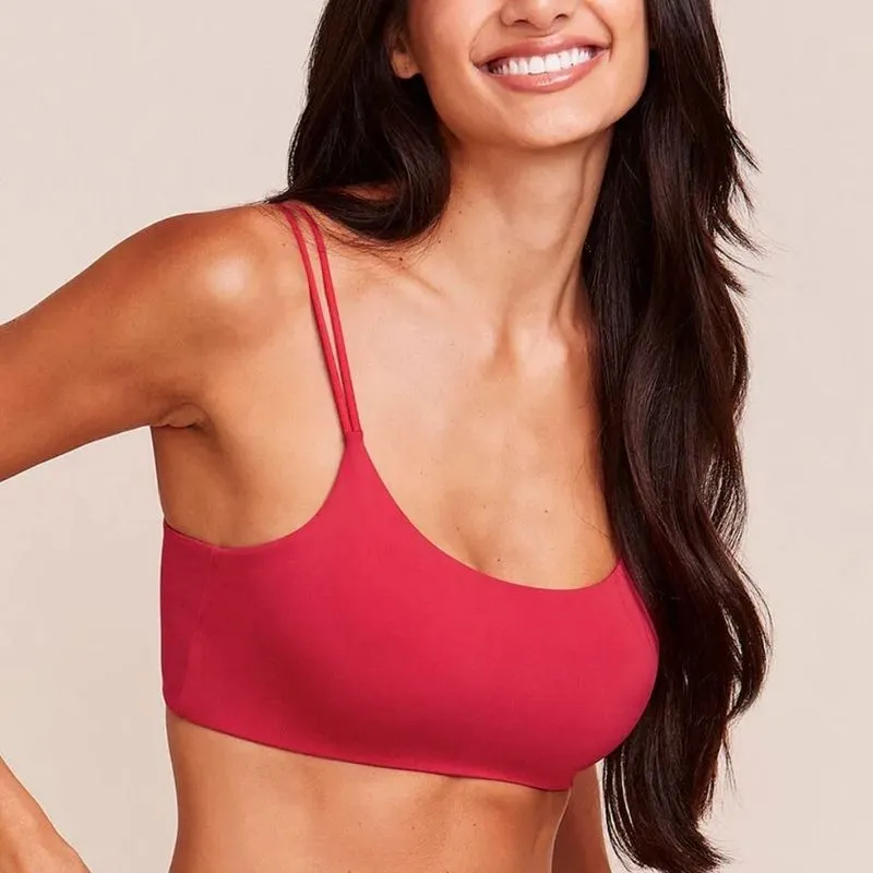 Top Com Bojo Removivel 00021860 Vermelho Mambo/ M