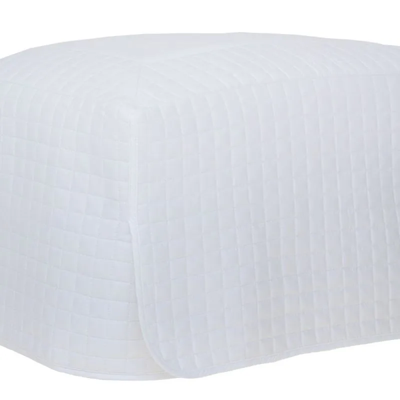 Saia para cama box King Cetim 270 Fios Buddemeyer Bud Vision New Colors ii 100% Algodão Penteado Branco