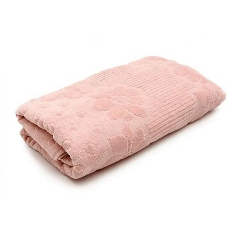 Toalha De Banho Buddemeyer Lollipop Rosa 70 Cm X 1,35 M