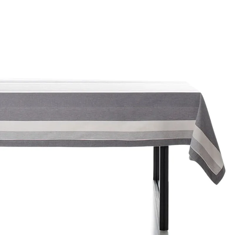 Toalha Mesa Retangular 10 Lugares Buddemeyer Impermeavel Lush Cinza