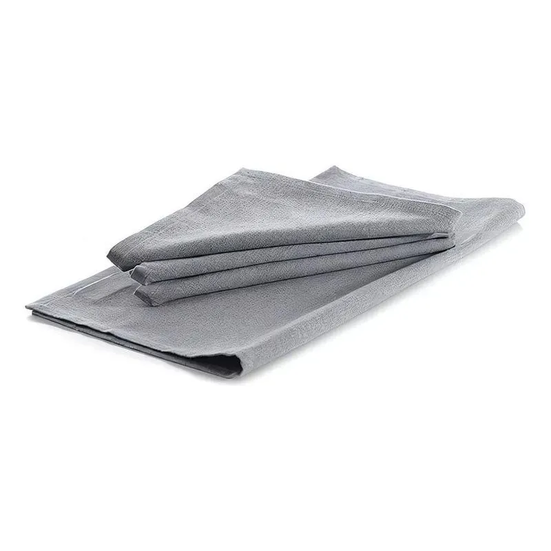 Kit Guardanapos 4 Peças Lush - Buddemeyer Cinza Escuro