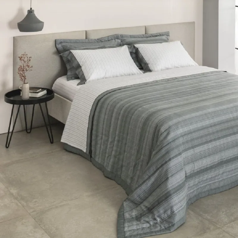 jogo cama queen buddemeyer 180 fios percalle austin verde - BUDDEMEYER
