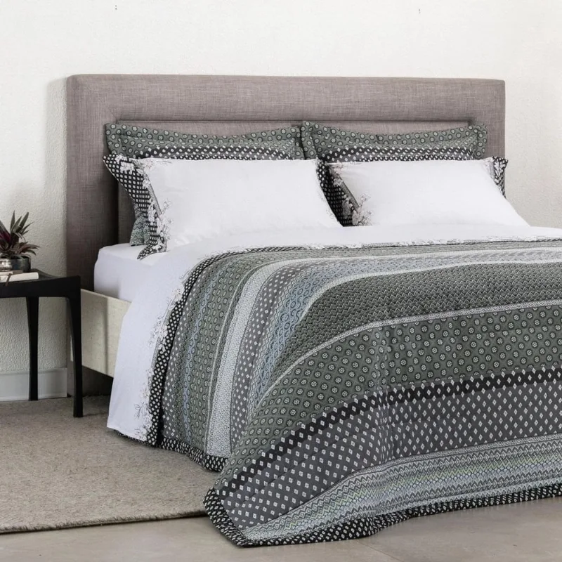 jogo cama king buddemeyer 180 fios percalle mosaique - BUDDEMEYER