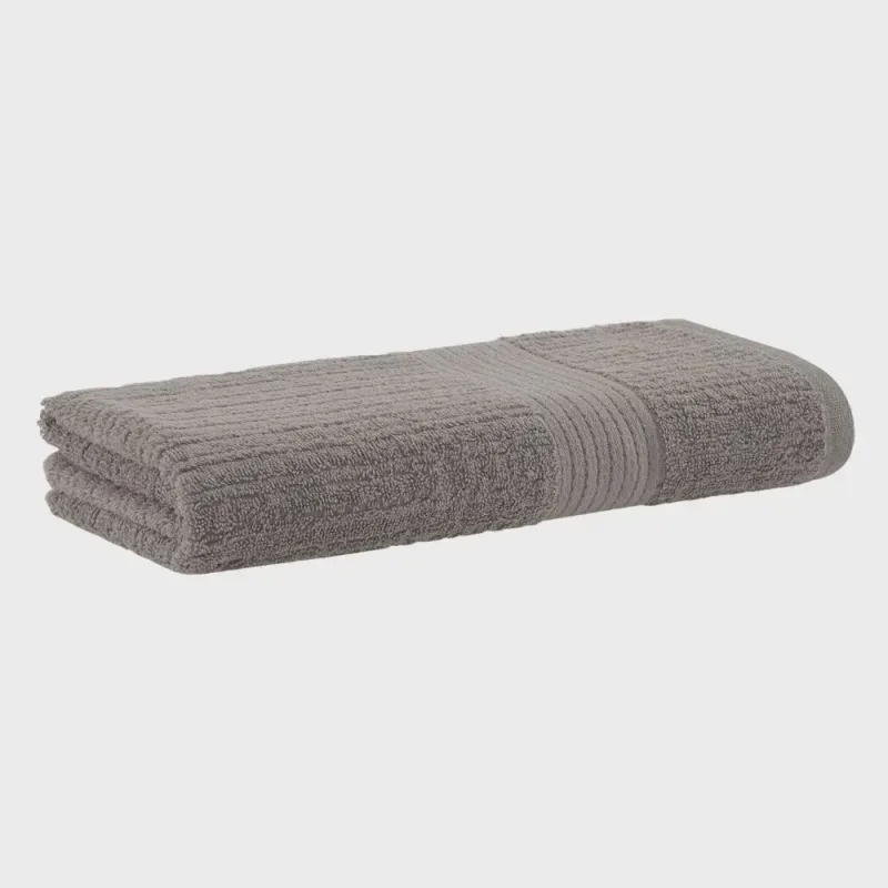 Toalha De Banho Buddemeyer Fio Penteado Canelado 70x140cm Marron