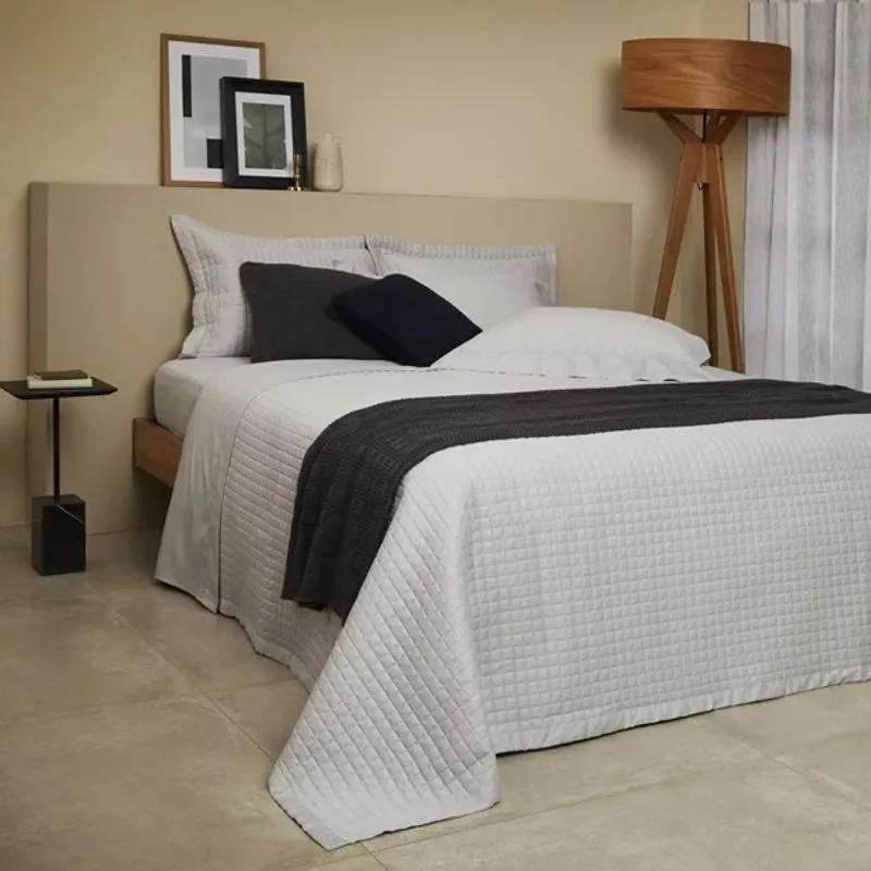 Colcha Matelassada Vision New Colors Ii 1,80x2,50 Cinza 74/unico