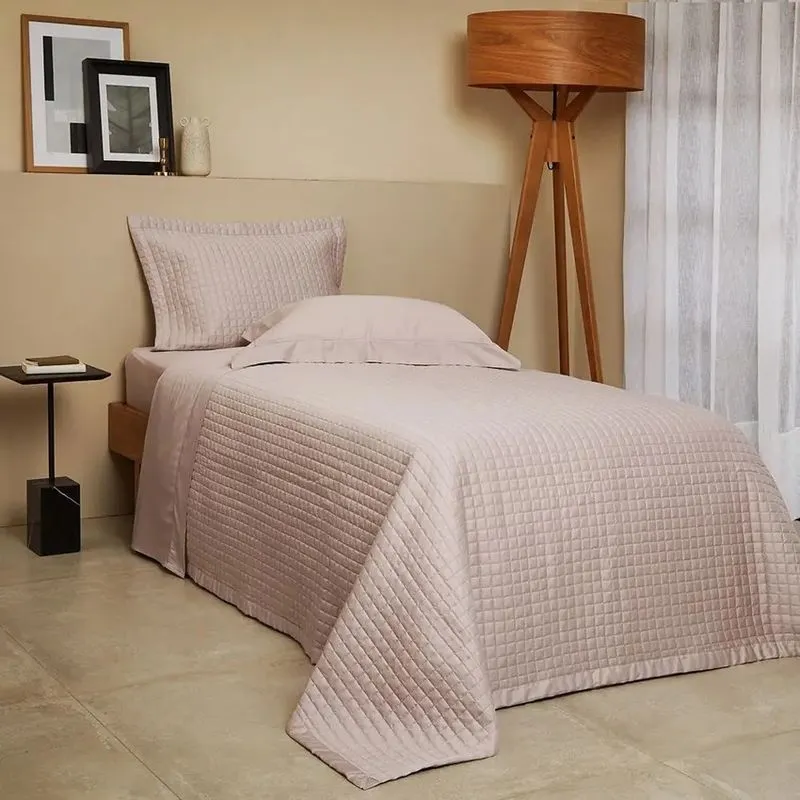 Jogo de Cama Vision New Colors Ii Solteiro 1,70x2,50 Rosa 75