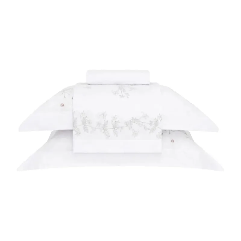 Jogo Cama Queen 4 pcs 180 fios Percalle Hedera Buddemeyer