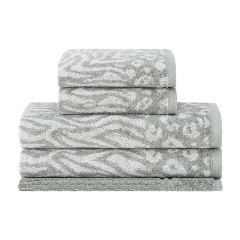 Jogo de Toalha Banho Buddemeyer Animal Print Zebra 5 peças
