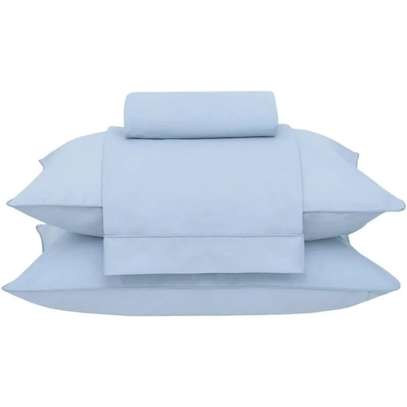 Jogo de Cama King 4 Peças Gran Percalle Classic 200 Fios - Buddemeyer AZUL - Buddemeyer