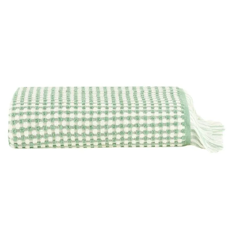 Toalha de Banho com Franja Loom Verde Menta Verde