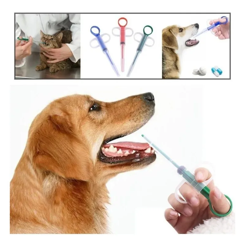 Seringa Aplicador De Remédios Comprimidos Para Cães E Gatos