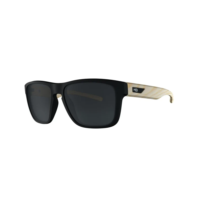 Óculos de Sol HB H-Bomb Matte Black Wood Gray