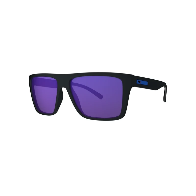 Óculos de Sol HB Floyd Matte Black Blue Chrome