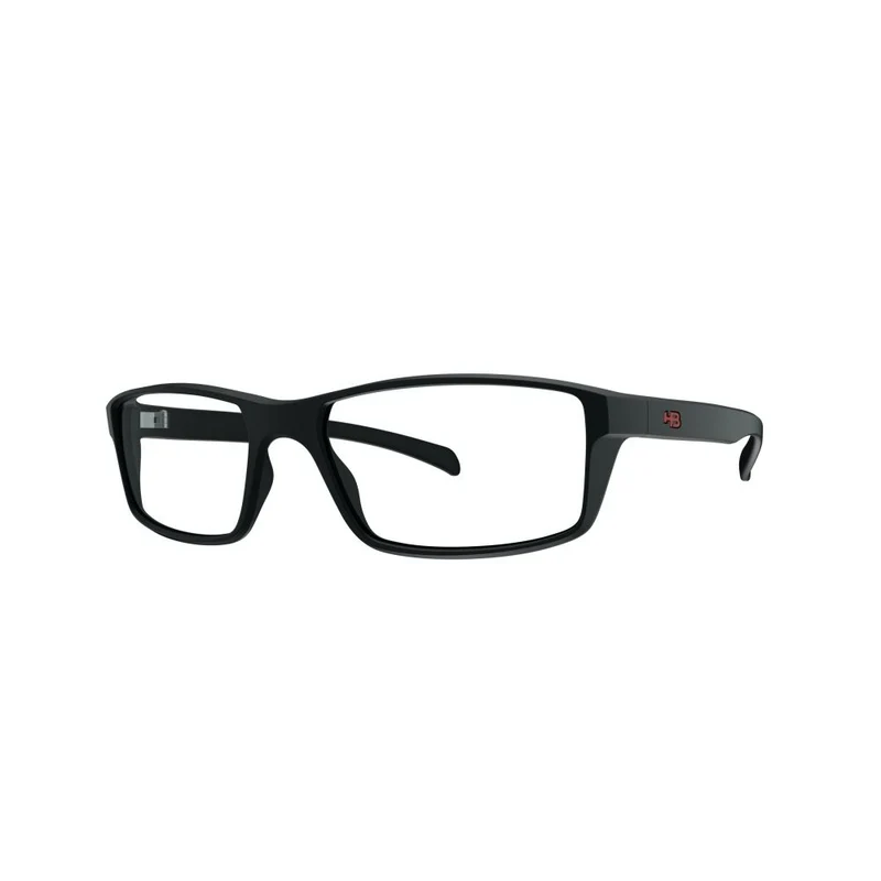 Óculos de Grau HB Polytech 93148 Matte Black D. Red