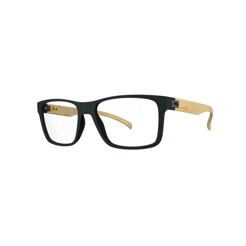 Óculos de Grau HB Polytech 93108 Matte Black Wood