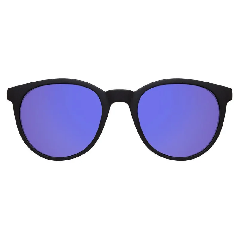 Clip-on Hb Switch 0253 Preto Fosco Polarizado Azul Espelhado