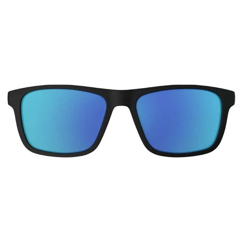 Clip-on Hb Switch 0351 Preto Fosco Polarizado Azul Espelhado