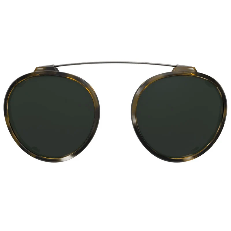 Clip On para Óculos de Grau HB Switch 0420 Matte Havana Turtle G15