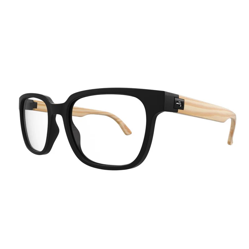 Óculos de Grau HB 0449 Matte Black Wood - Lente 5,2 cm