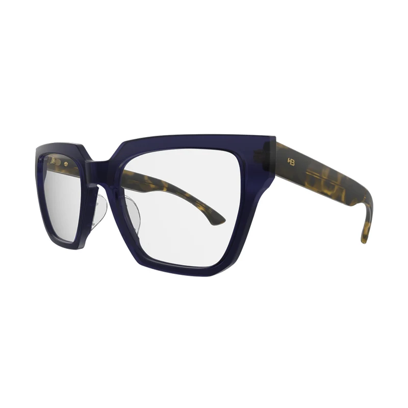 Óculos de Grau HB 0486 M. Blue/ Classical Havana Lente 5,1 cm