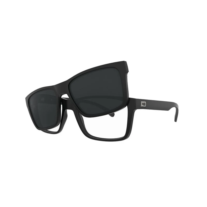 Óculos de Grau HB SWITCH 0472 Clip on Matte Black/ Polarized Gray