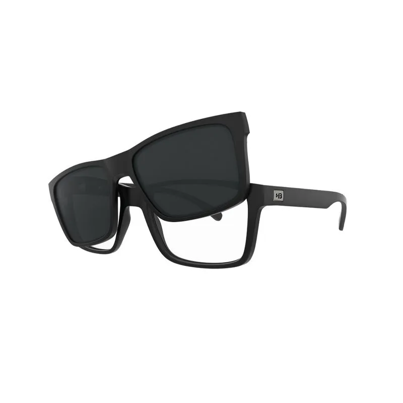 Armação De Óculos Hb Clip On Switch 0472 10104720578032 Preto Fosco
