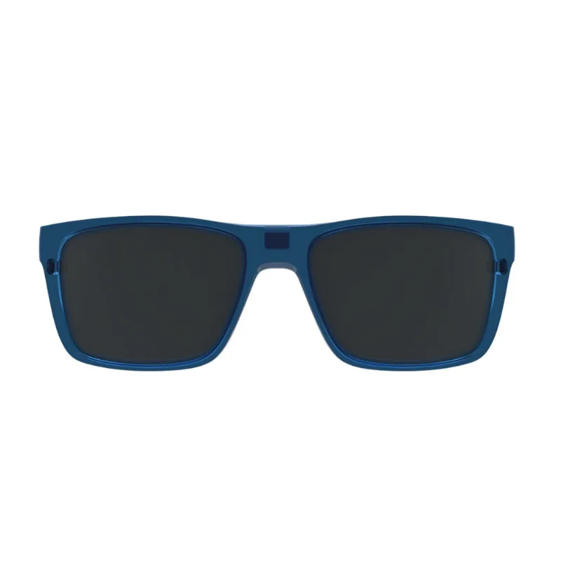Clip On Para Armação Hb Switch 0472 Azul Fosco Lente Cinza Polarizada