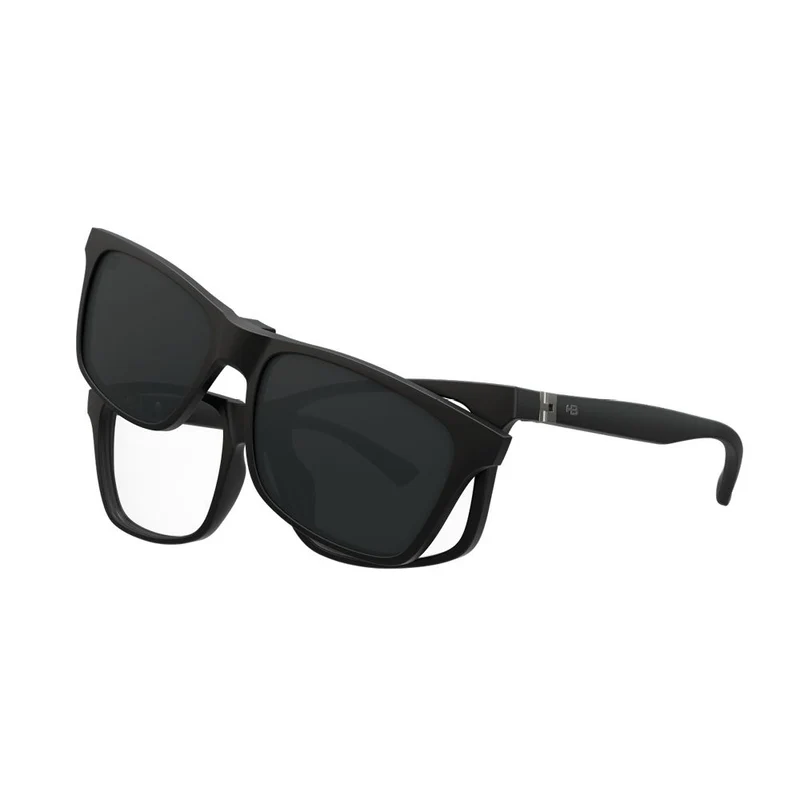 Óculos de Grau HB Switch 0481 Clip on Matte Black/ Polarized Gray