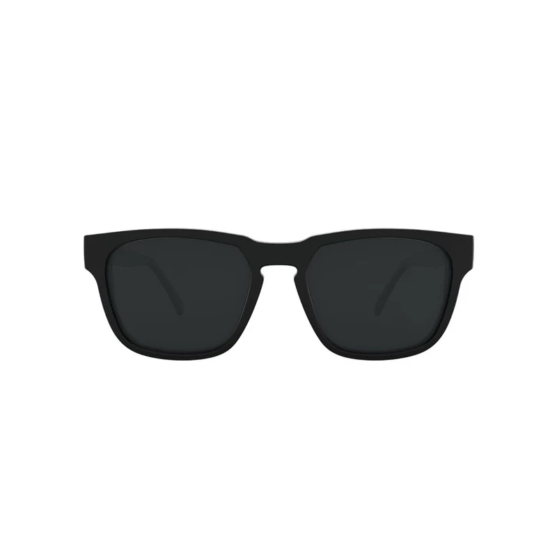 Óculos de Sol HB Lead Retangular Matte Black Gray - Solar - TAM 53 mm
