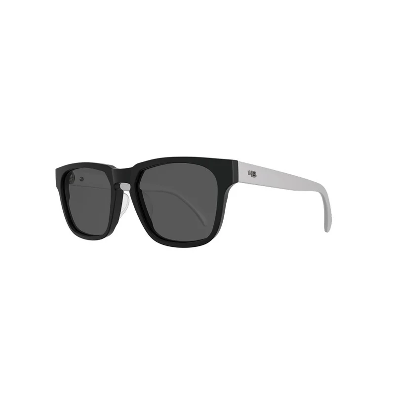 Óculos de Sol HB Lead Retangular Matte Black/ White Silver - Solar - TAM 53 mm