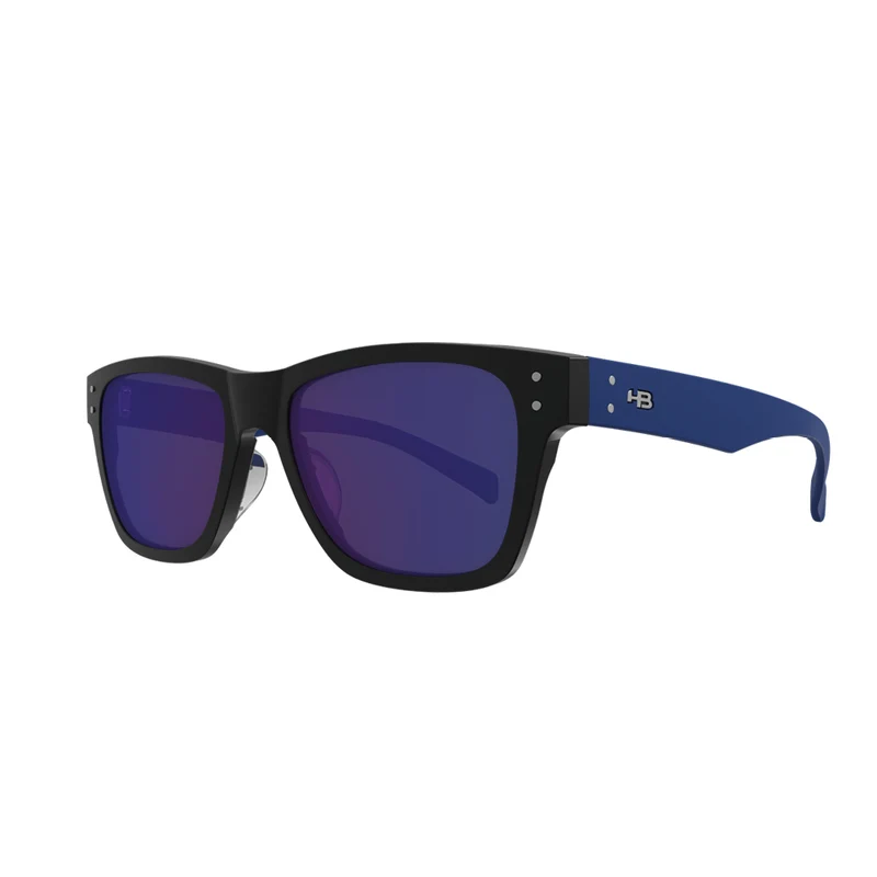 Óculos de Sol HB Foster Black/ Matte Blue Blue Chrome