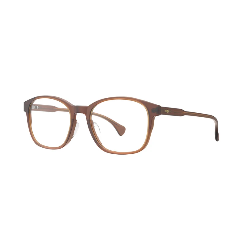 Óculos de Grau HB Ecobloc 0496 Retrô Matte Caramel