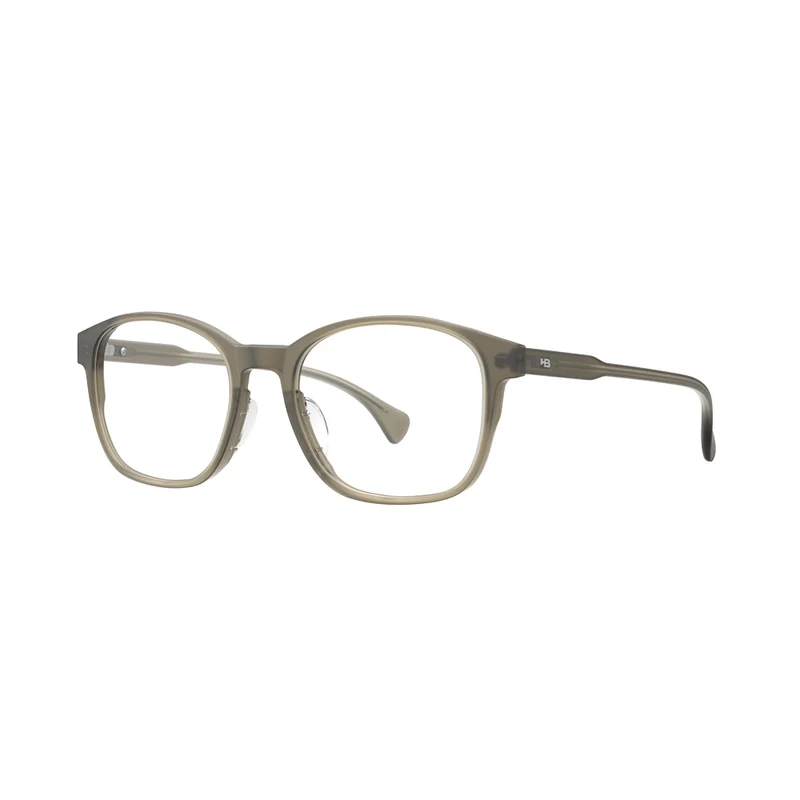 Óculos de Grau HB Ecobloc 0496 Retrô Matte Onyx