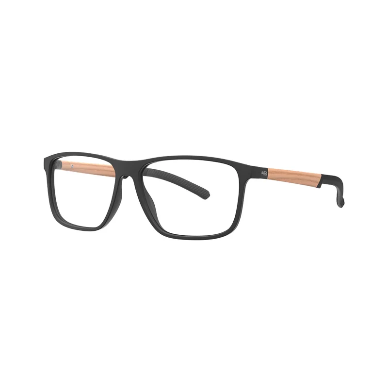 Óculos de Grau HB Polytech 0520 M Black Dark Wood