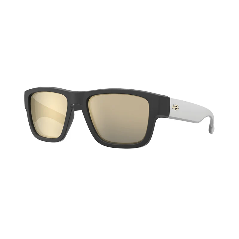 Óculos de Sol HB H-Bold M Black P White Gold Chrome