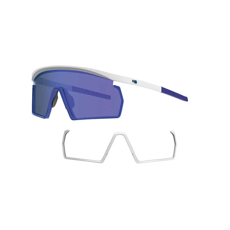 Óculos de Sol HB SPINNER Gloss Pearled White + Gloss Pearled White + Royal / Blue Chrome