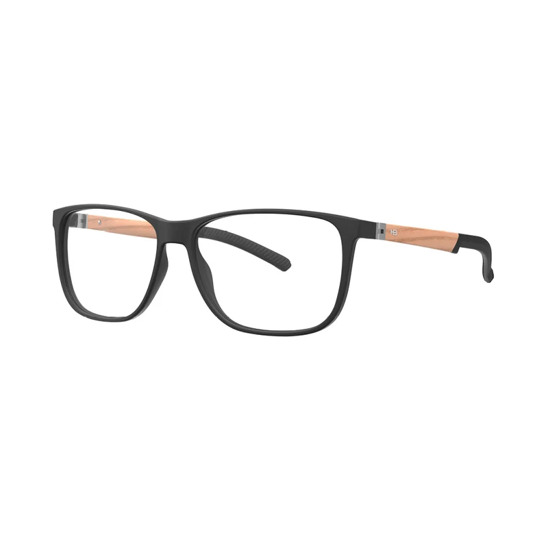 Óculos de Grau HB Polytech 0530 M Black/Wood