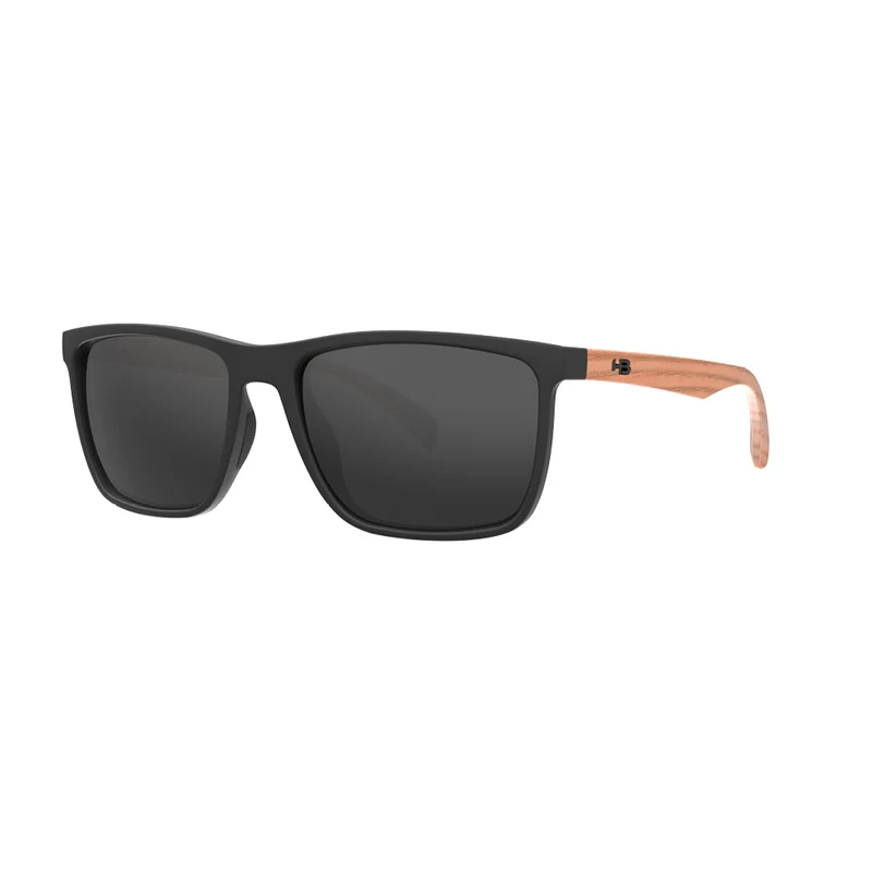 Óculos de Sol HB Iconic M Black/Wood Gray