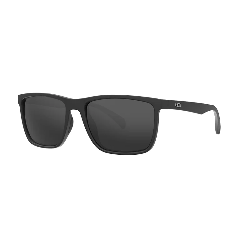 Óculos de Sol HB Iconic Matte Black Polarized Gray