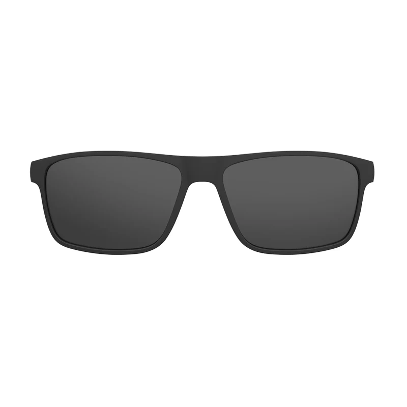 Clip On para óculos de Grau HB Switch 0538 Matte Black Polarized Gray