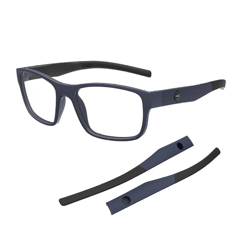 Óculos de Grau HB Polytech 0513 M Navy+H M Blue Print Carbon Finber Dem