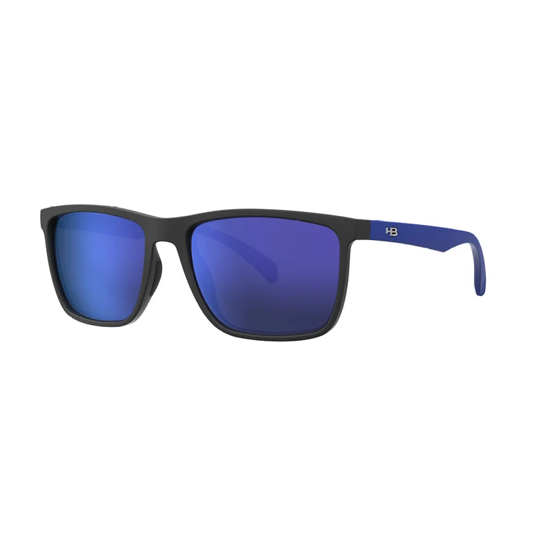 Óculos de Sol HB Iconic Black/ M Blue Chrome