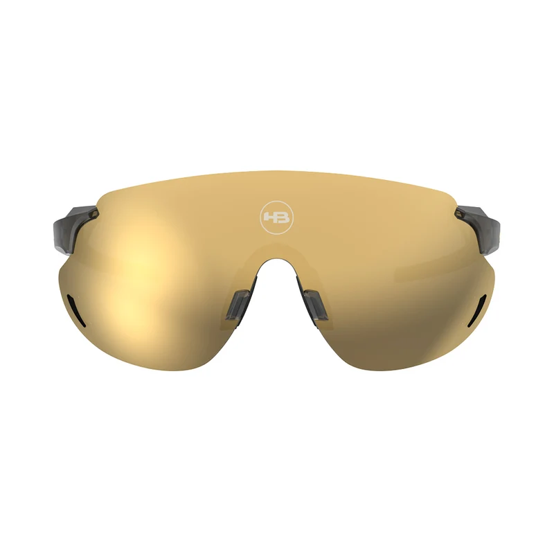 Óculos de Sol HB Quad Z 2.0 Gloss Onyx Gold Chrome