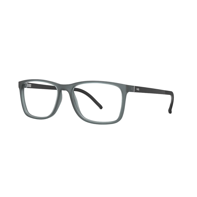 Óculos de Grau HB Polytech 0580 Matte Greenish Gray/ M Black