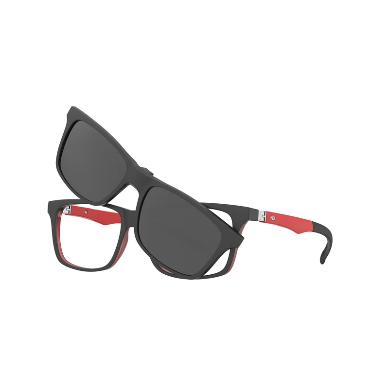 Óculos de Grau HB SWITCH 0592 Teen Matte Black On Fire Polarized Gray