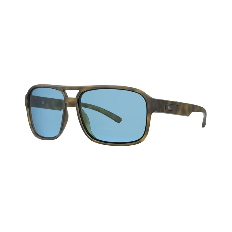 Óculos de Sol HB THUNDER Matte Havana Turtle / Photo TAC Light Blue
