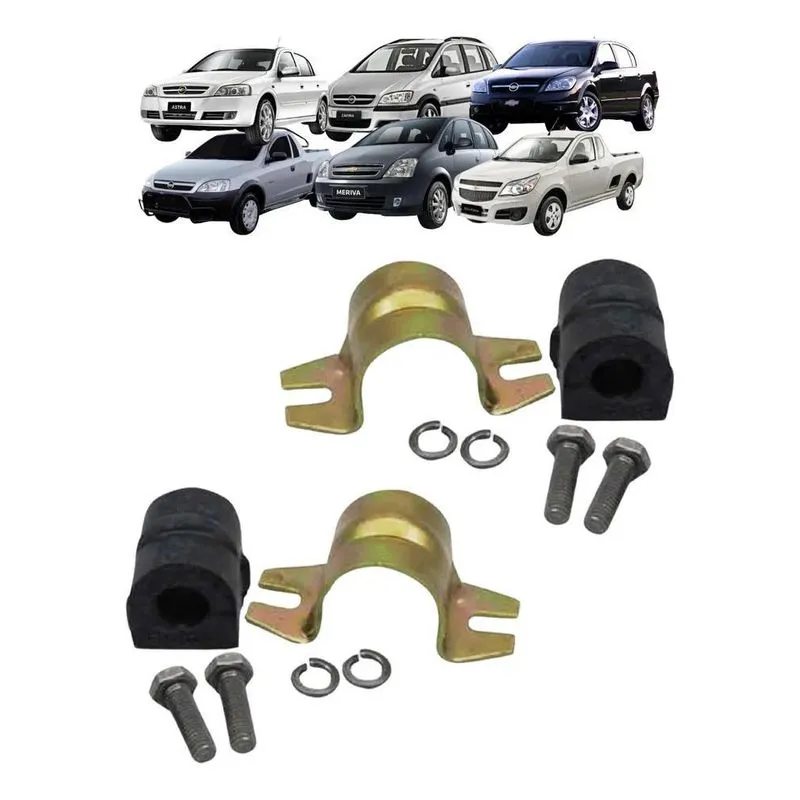 3x Par Bucha Barra Estabilizadora Astra Vectra Montana Meriv