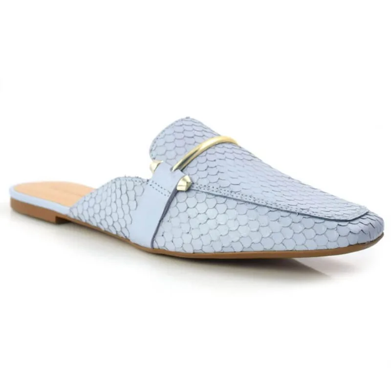 Mule Feminino Suzzara Azul 14104 37